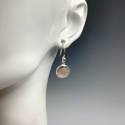 Rose Quartz Dangle Earrings