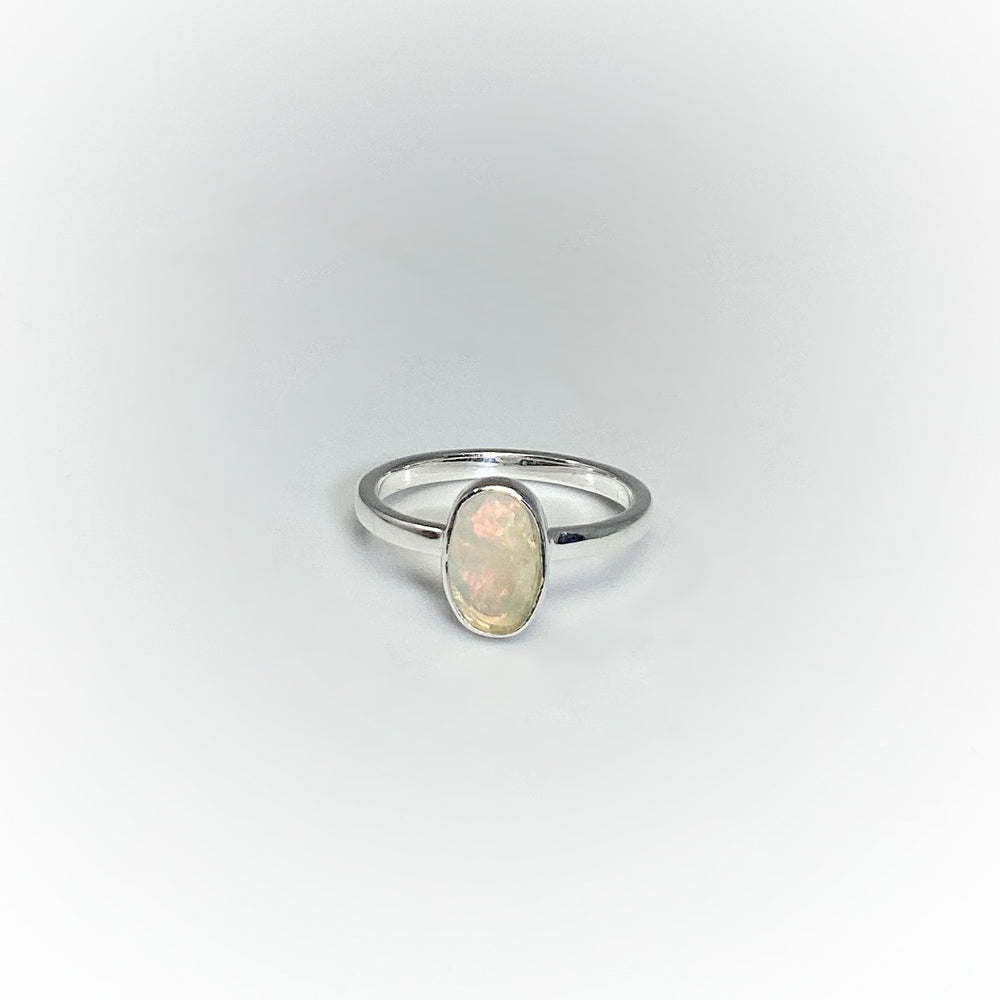Ethiopian Fire Opal Ring - Rocks and Gems Canada