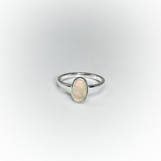 Ethiopian Fire Opal Ring - Rocks and Gems Canada