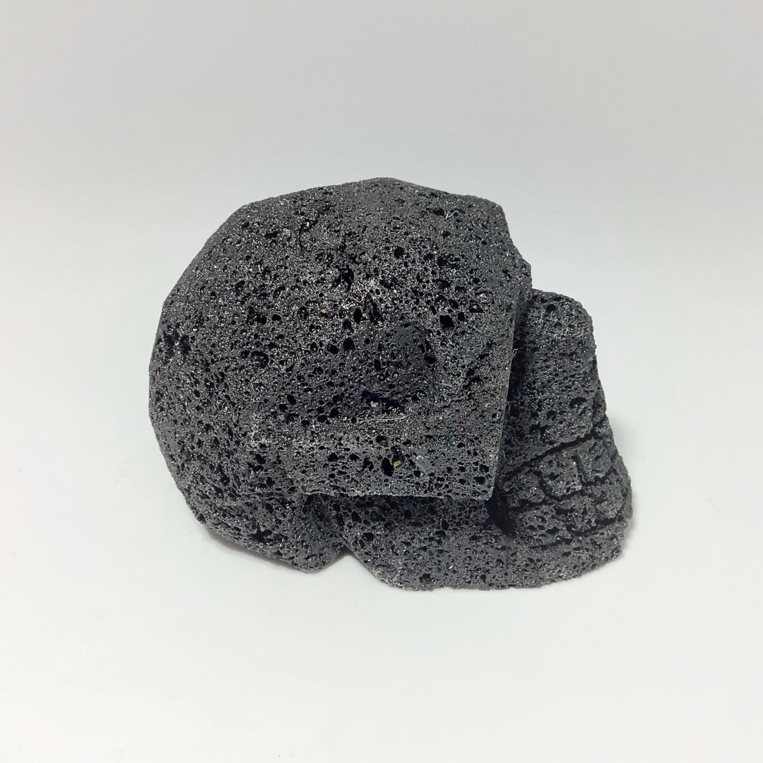 Carved Lava Stone Skull - Rocks and Gems Canada