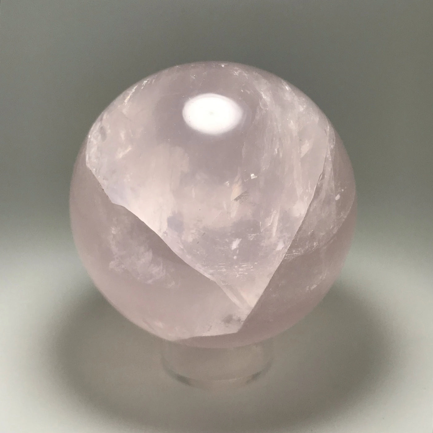 Girasol Rose Quartz Sphere