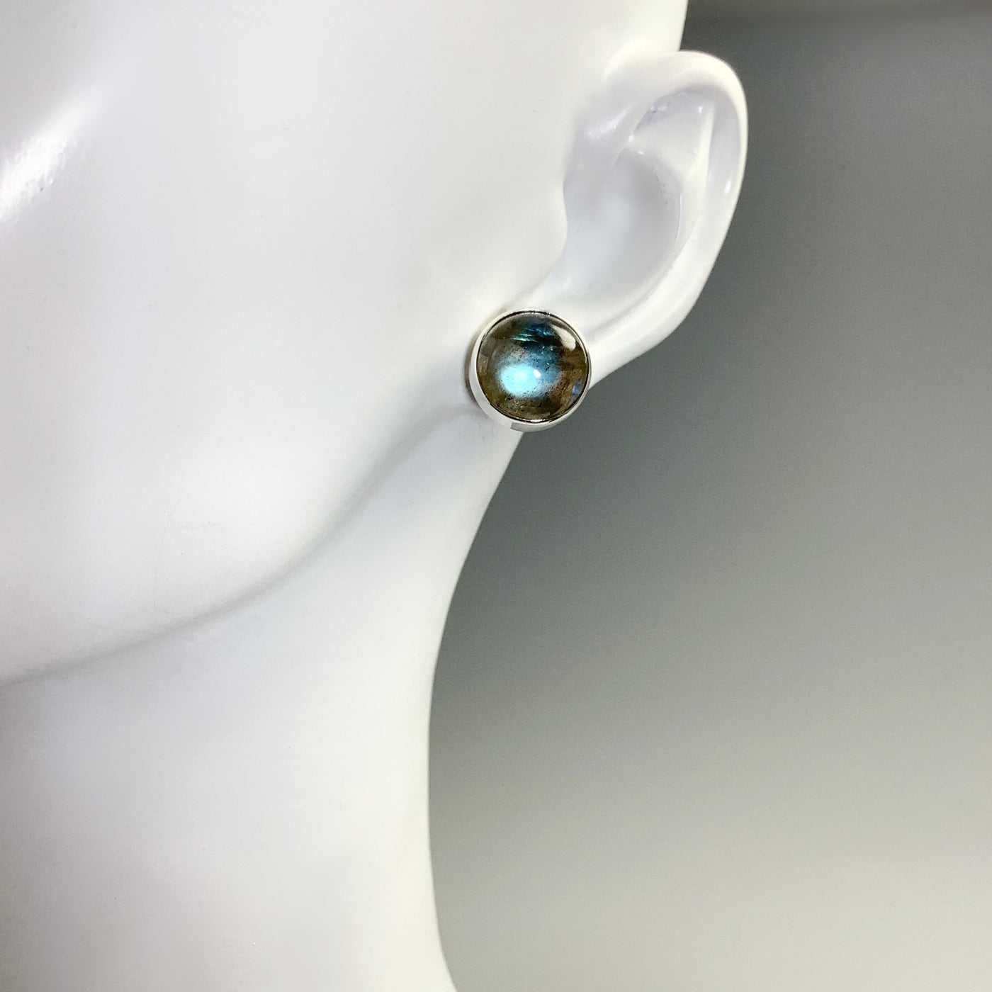 Labradorite Stud Earrings