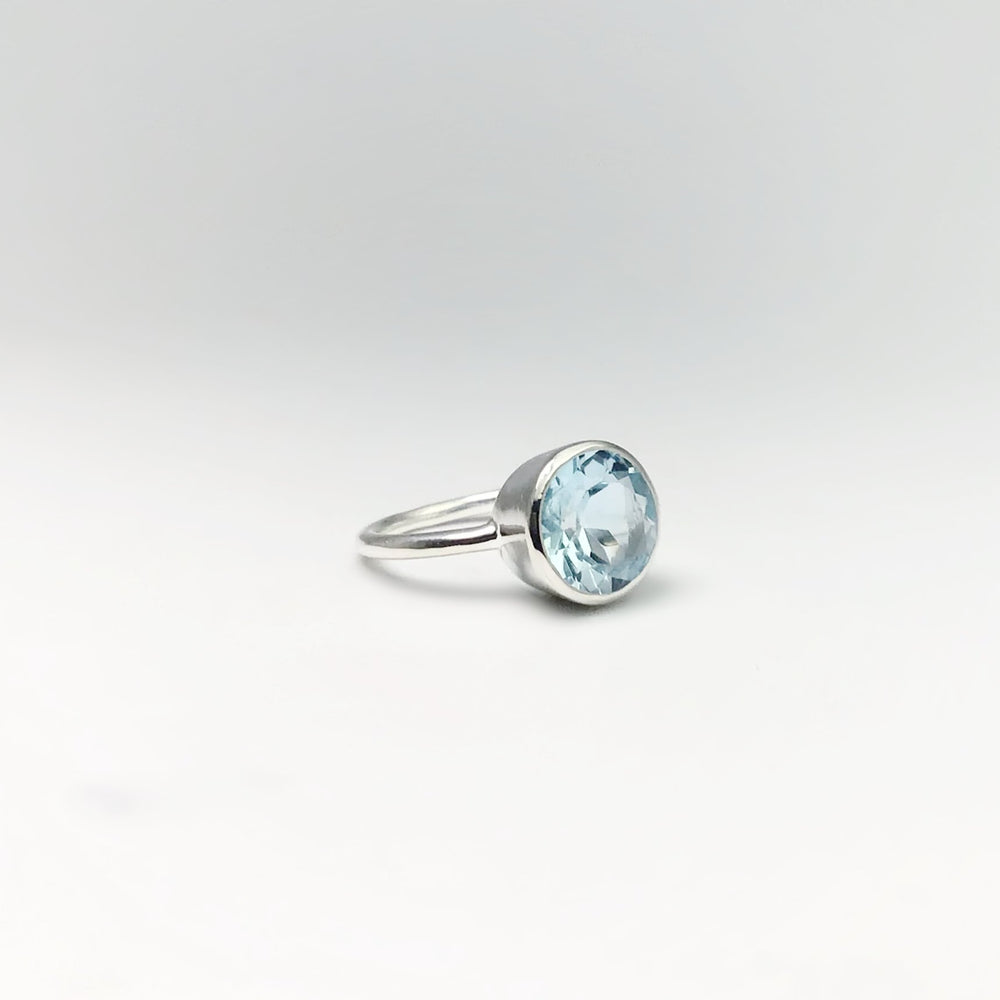 Blue Topaz Ring - Rocks and Gems Canada