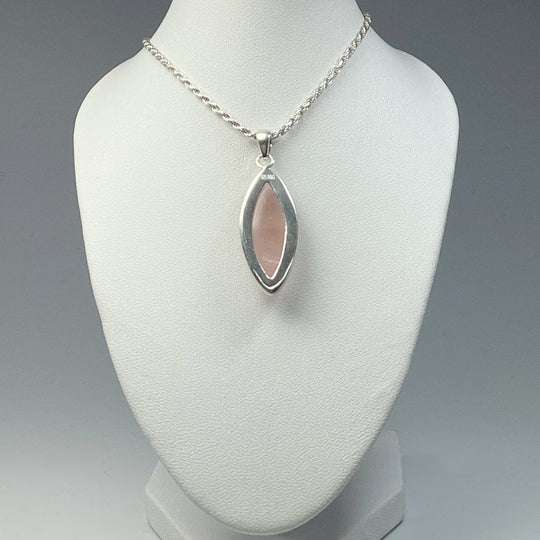 Rose Quartz Pendant - Rocks and Gems Canada