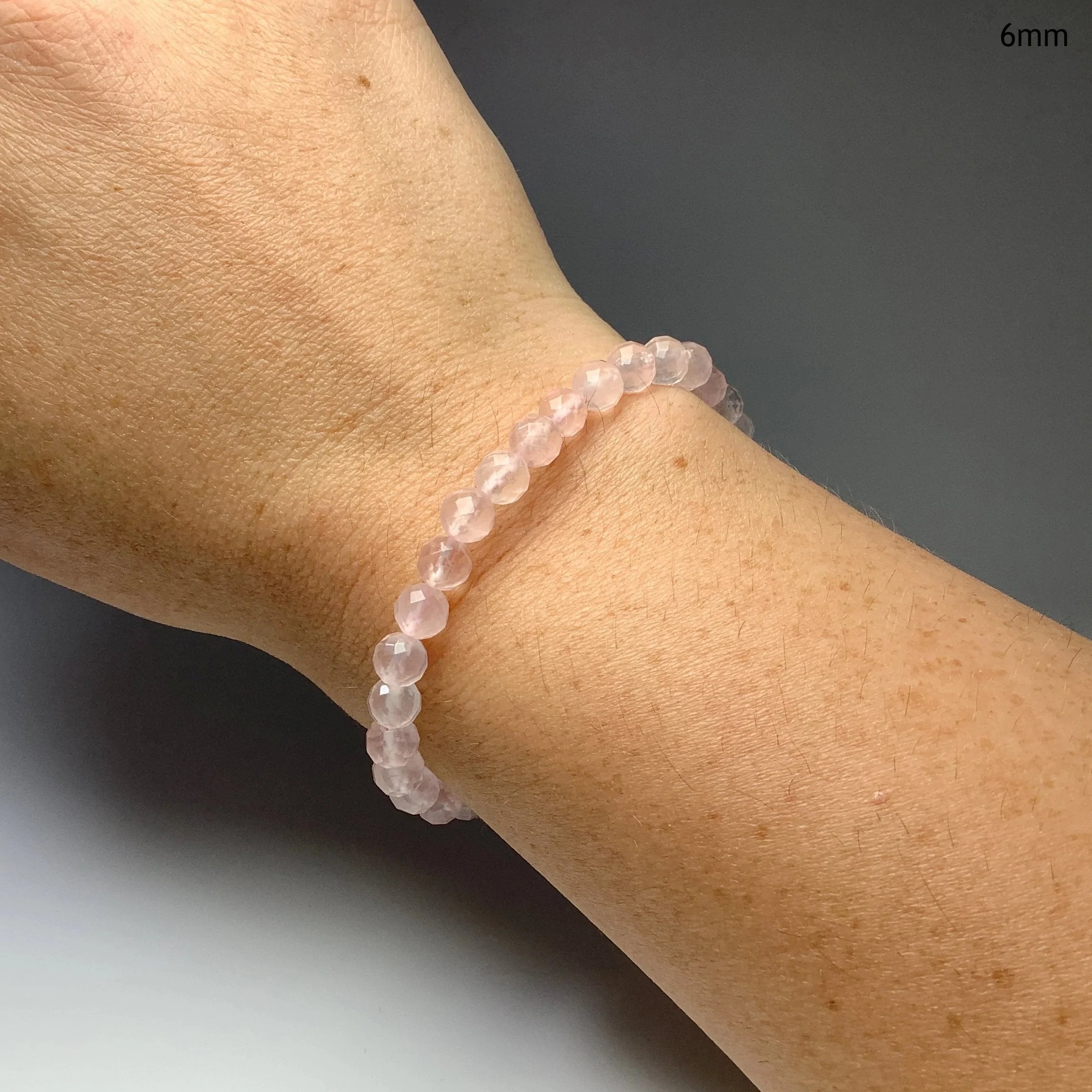 Rose quartz faceted store