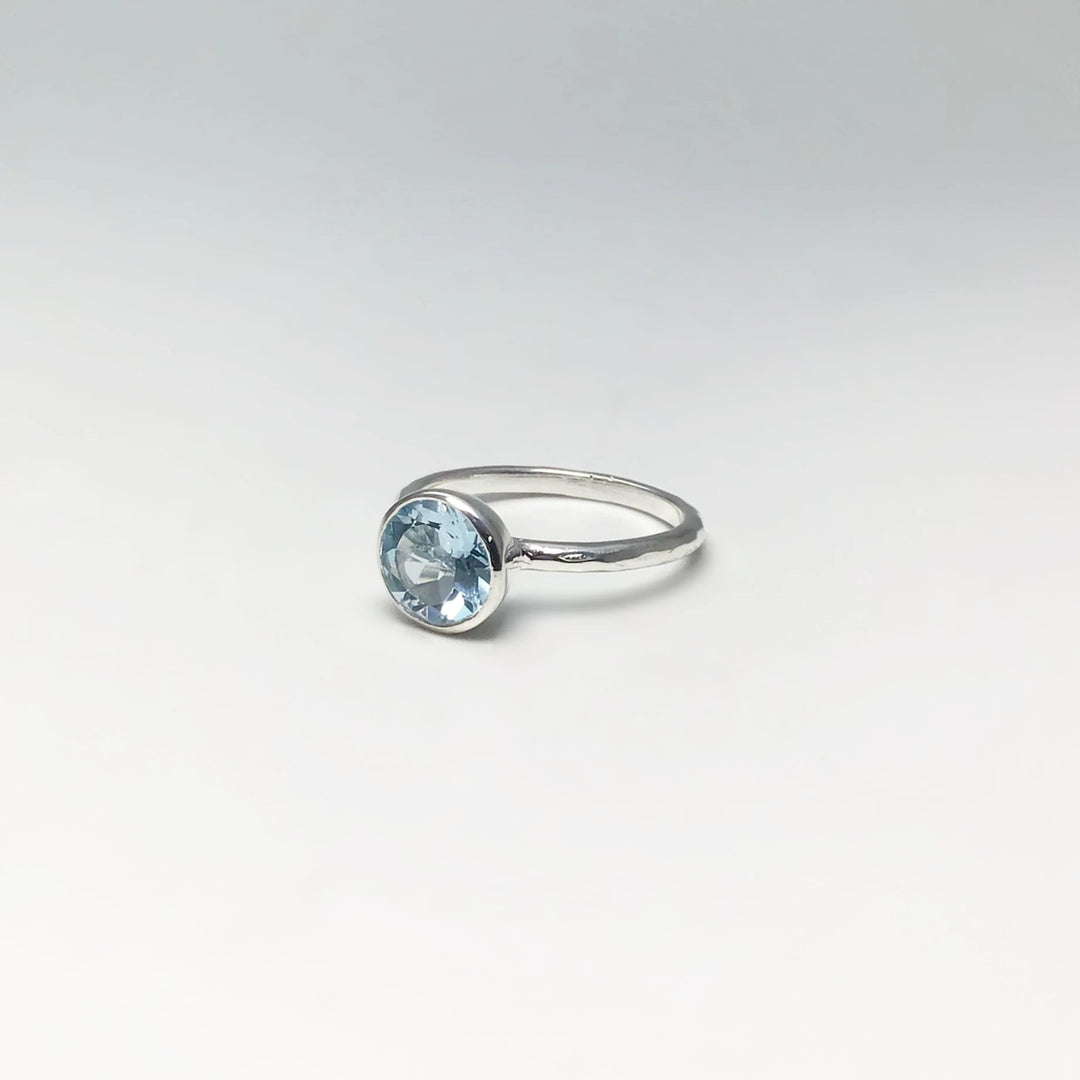 Blue Topaz Ring - Rocks and Gems Canada