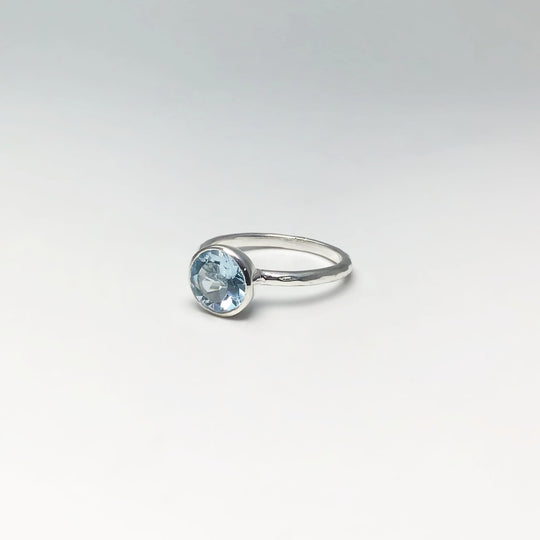 Blue Topaz Ring - Rocks and Gems Canada