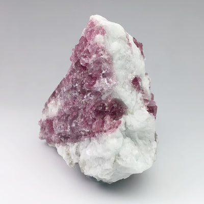 Pink Tourmaline with Aquamarine in Matrix