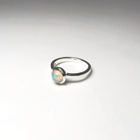 Ethiopian Fire Opal Ring - Rocks and Gems Canada