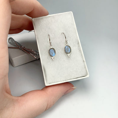 Labradorite Dangle Earrings