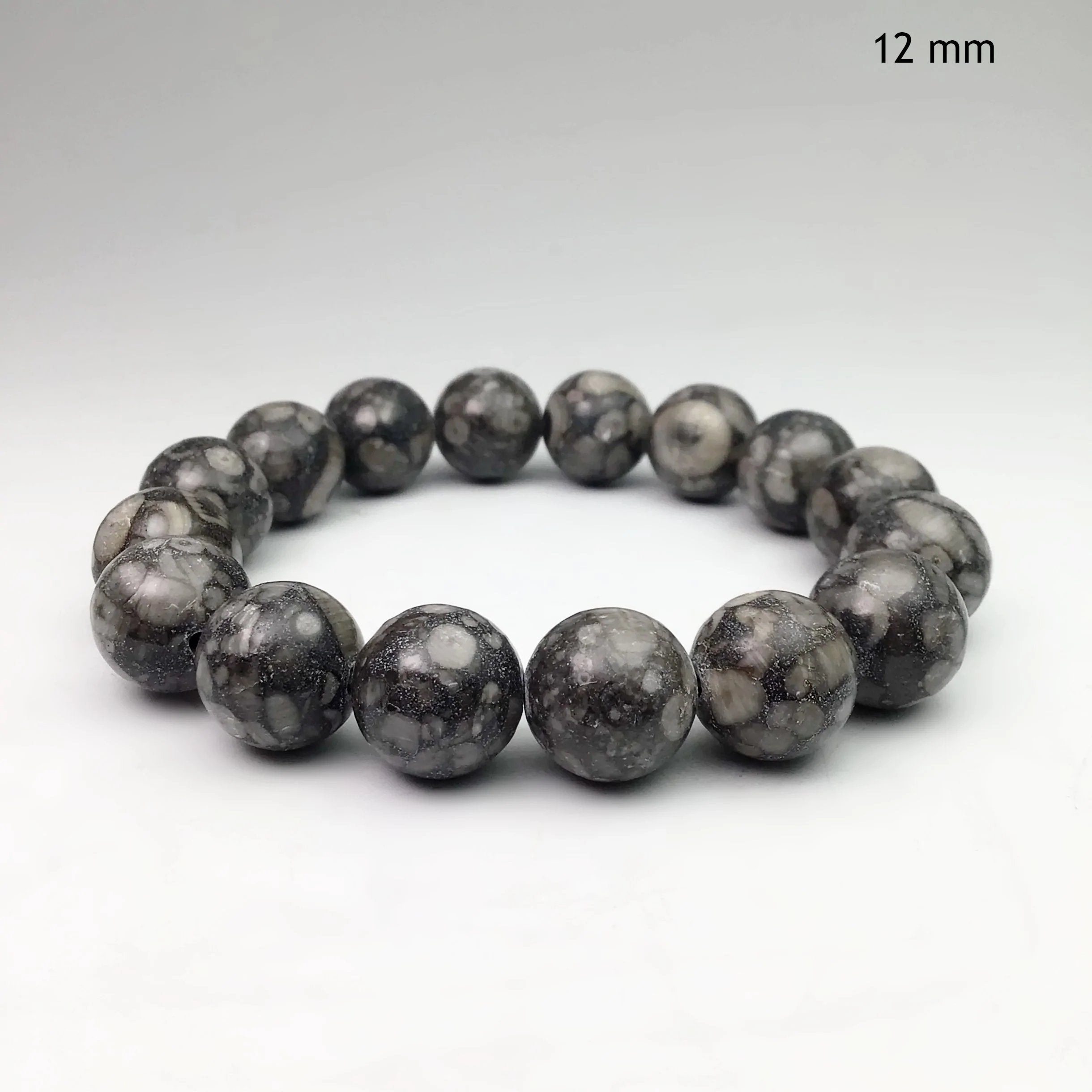 Fossil lava stone bracelet deals