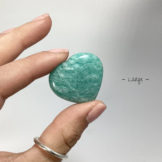 Amazonite Heart - Rocks and Gems Canada