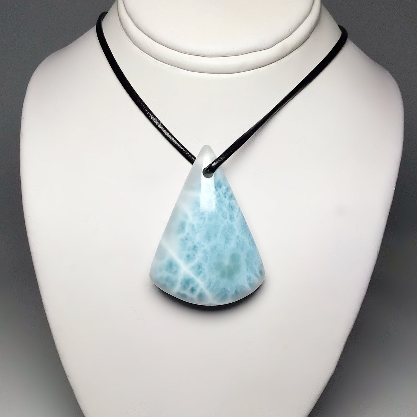 Larimar Drilled Pendant