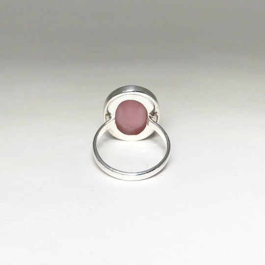 Pink Peruvian Opal Ring - Rocks and Gems Canada