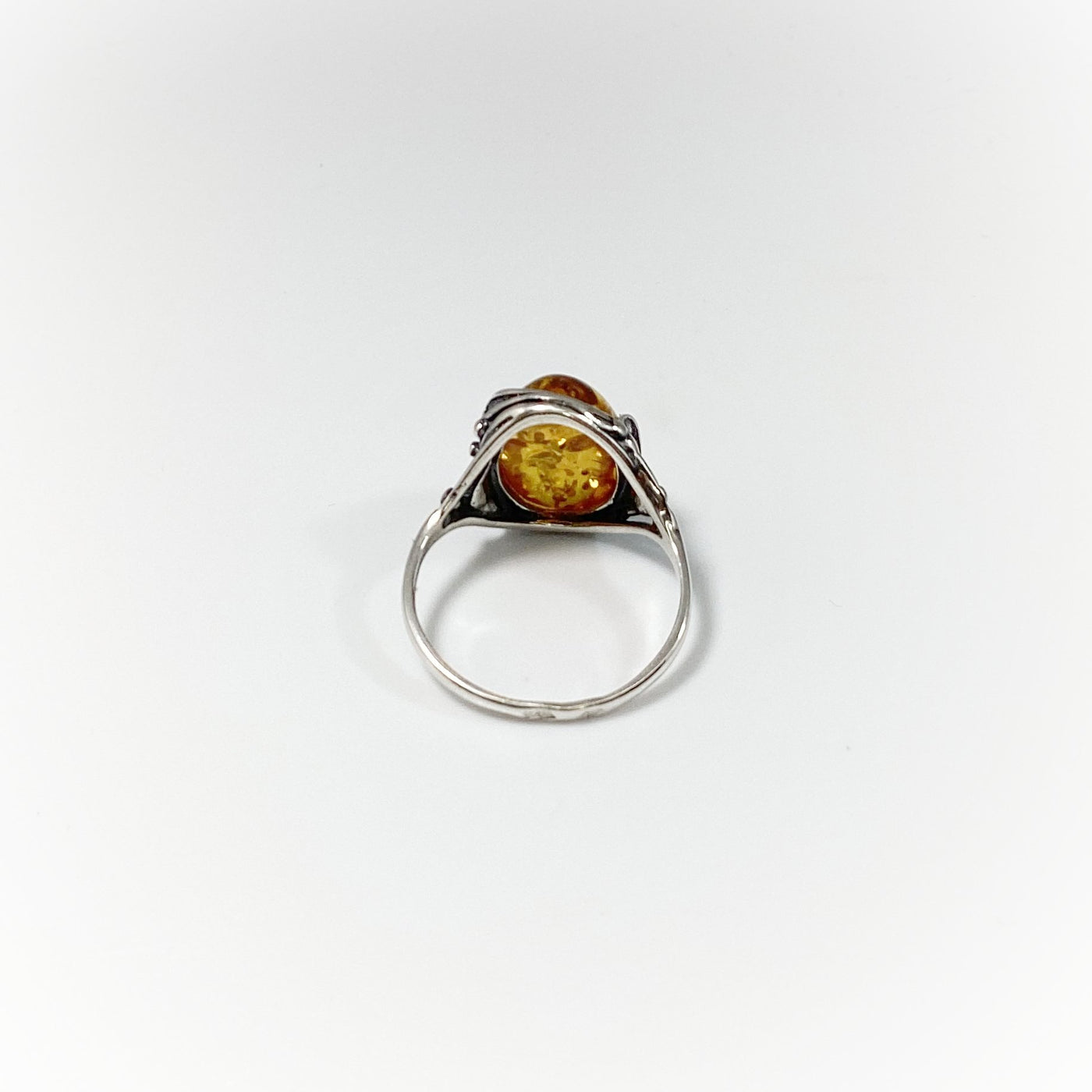 Cognac Amber Ring