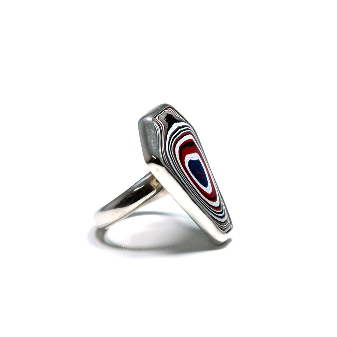 Fordite Ring - Rocks and Gems Canada