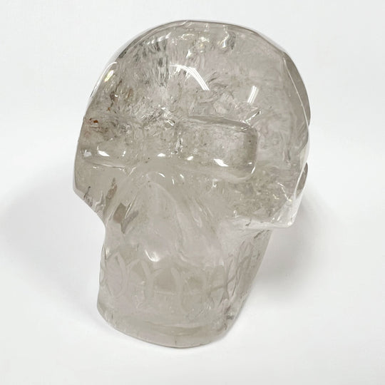 Carved Quartz Crystal Skull - Rocks and Gems Canada