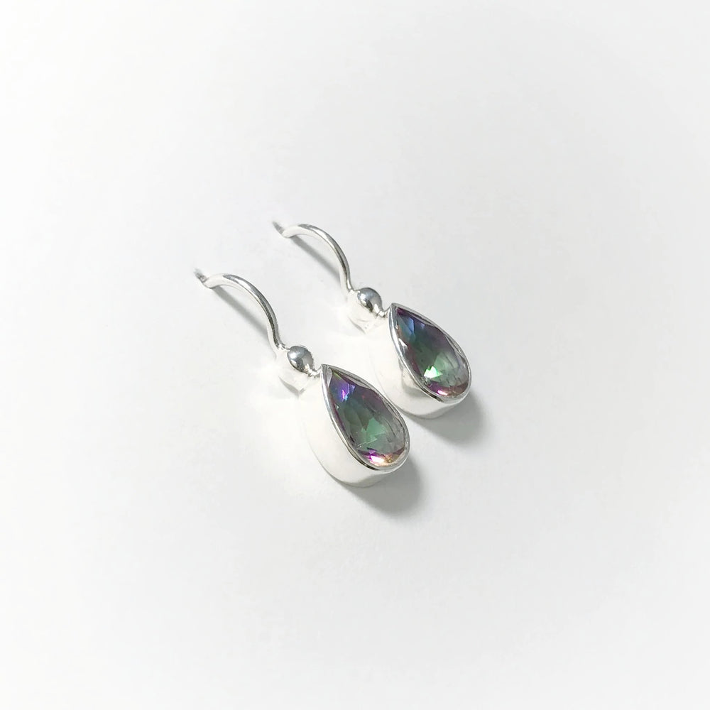 Mystic Topaz Dangle Earrings - Rocks and Gems Canada