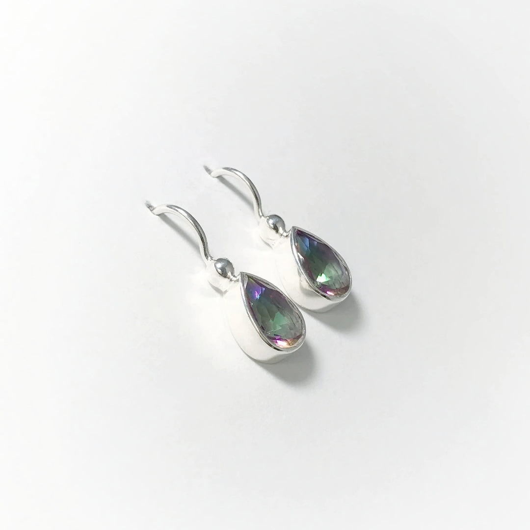 Mystic Topaz Dangle Earrings - Rocks and Gems Canada