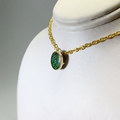 Alberta Ammolite 14K Gold Pendant