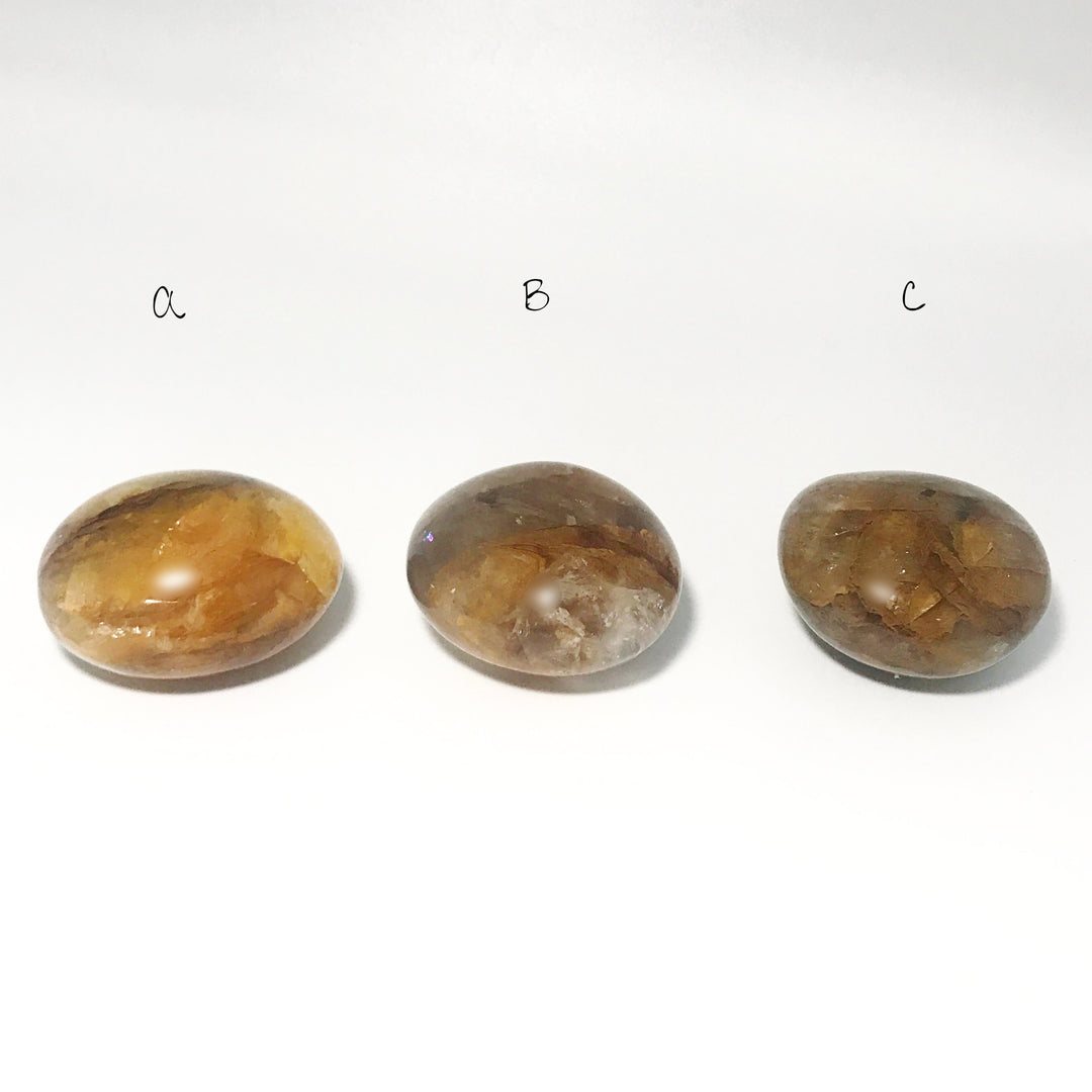 Dark Golden Hematoid Quartz Tumble - Rocks and Gems Canada