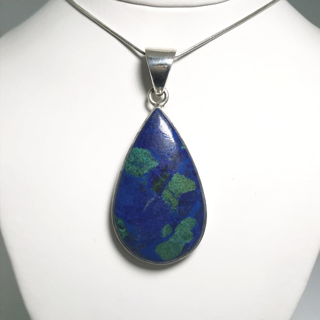Azurite-Malachite Pendant - Rocks and Gems Canada
