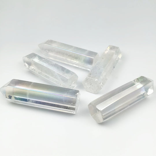 Polished Opalescent Quartz Point - Rocks and Gems Canada