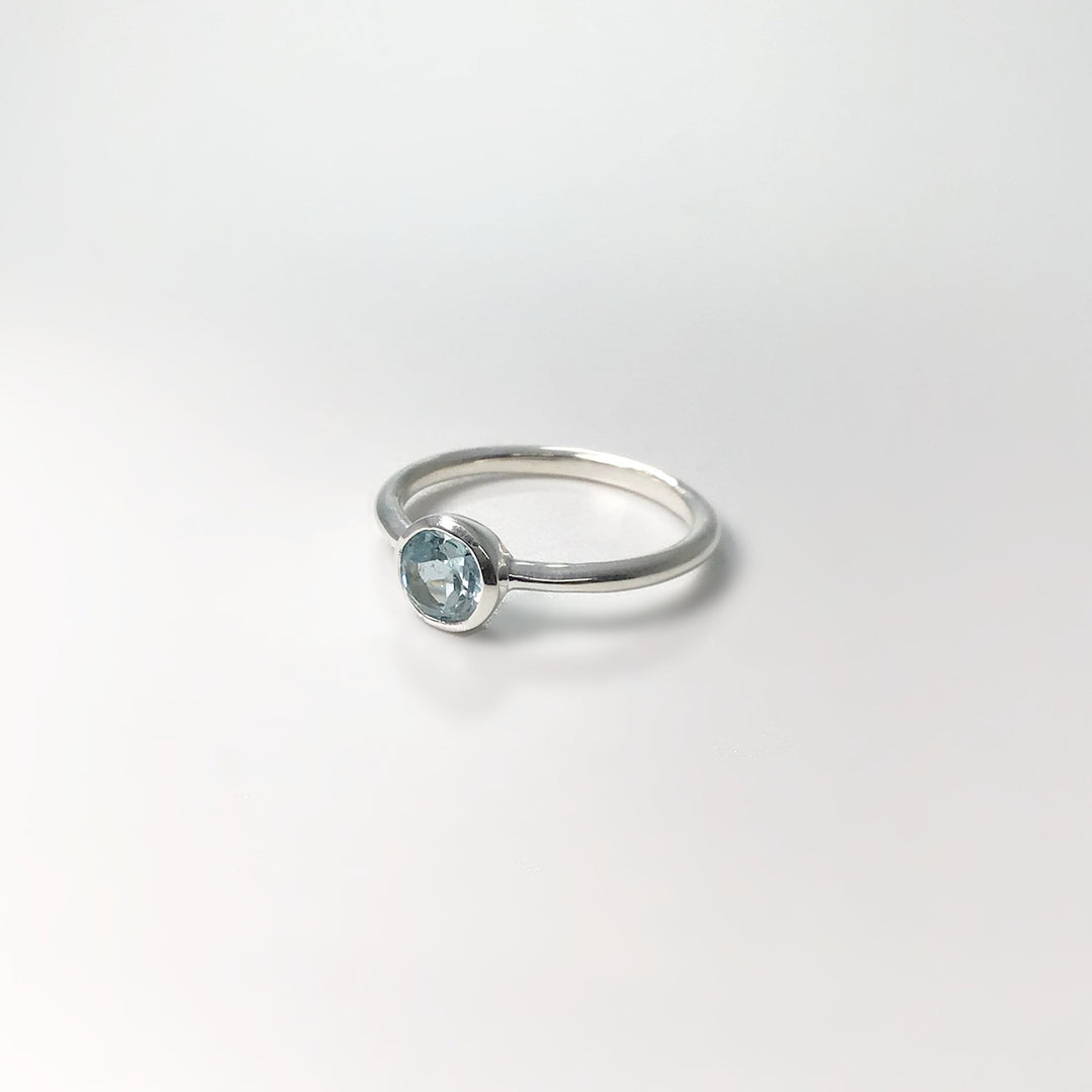 Blue Topaz Ring - Rocks and Gems Canada