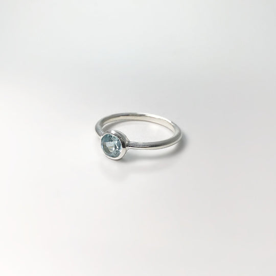 Blue Topaz Ring - Rocks and Gems Canada