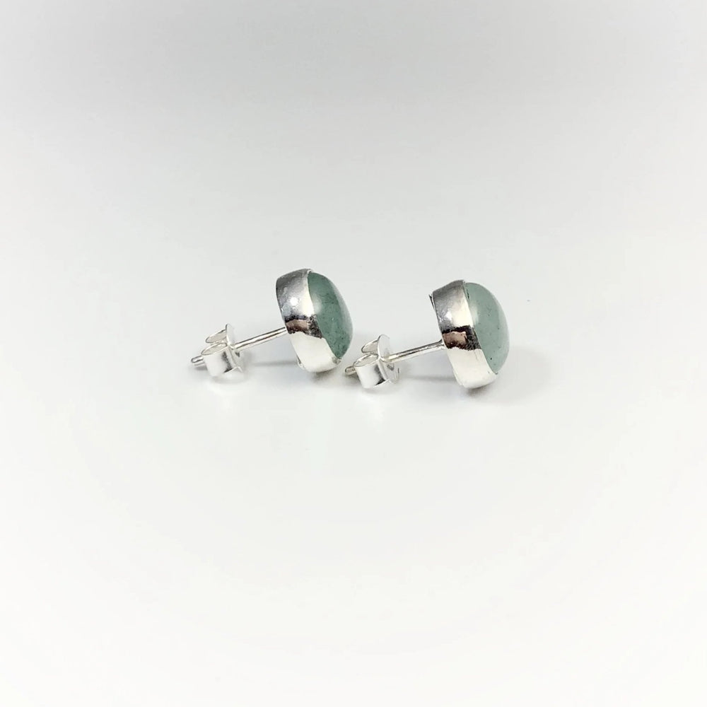 Aquamarine Stud Earrings - Rocks and Gems Canada