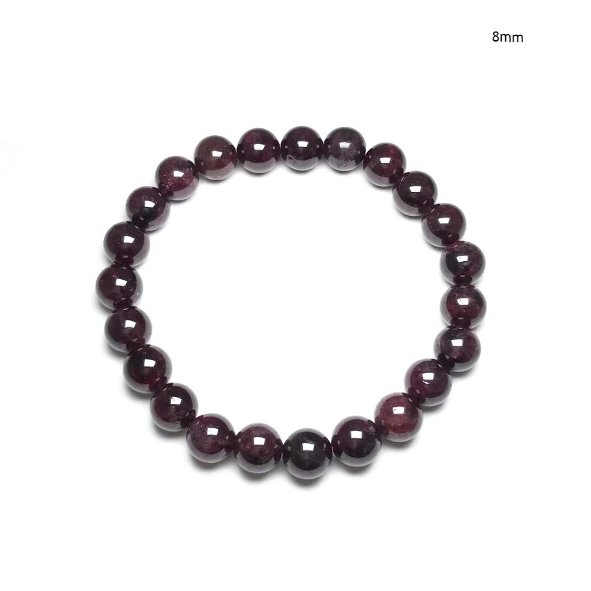 Garnet Beaded Bracelet - Rocks and Gems Canada