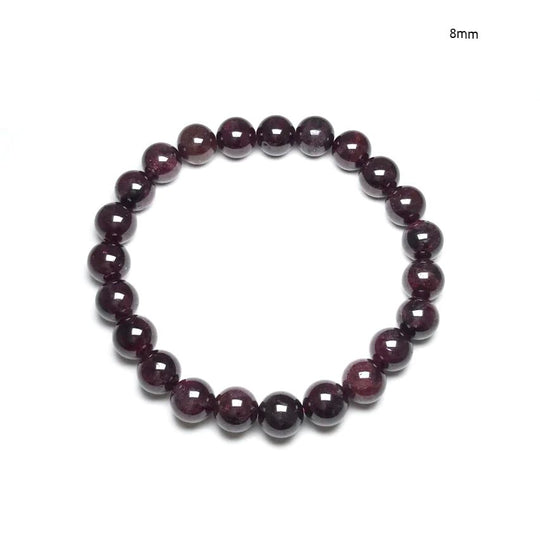 Garnet Beaded Bracelet - Rocks and Gems Canada