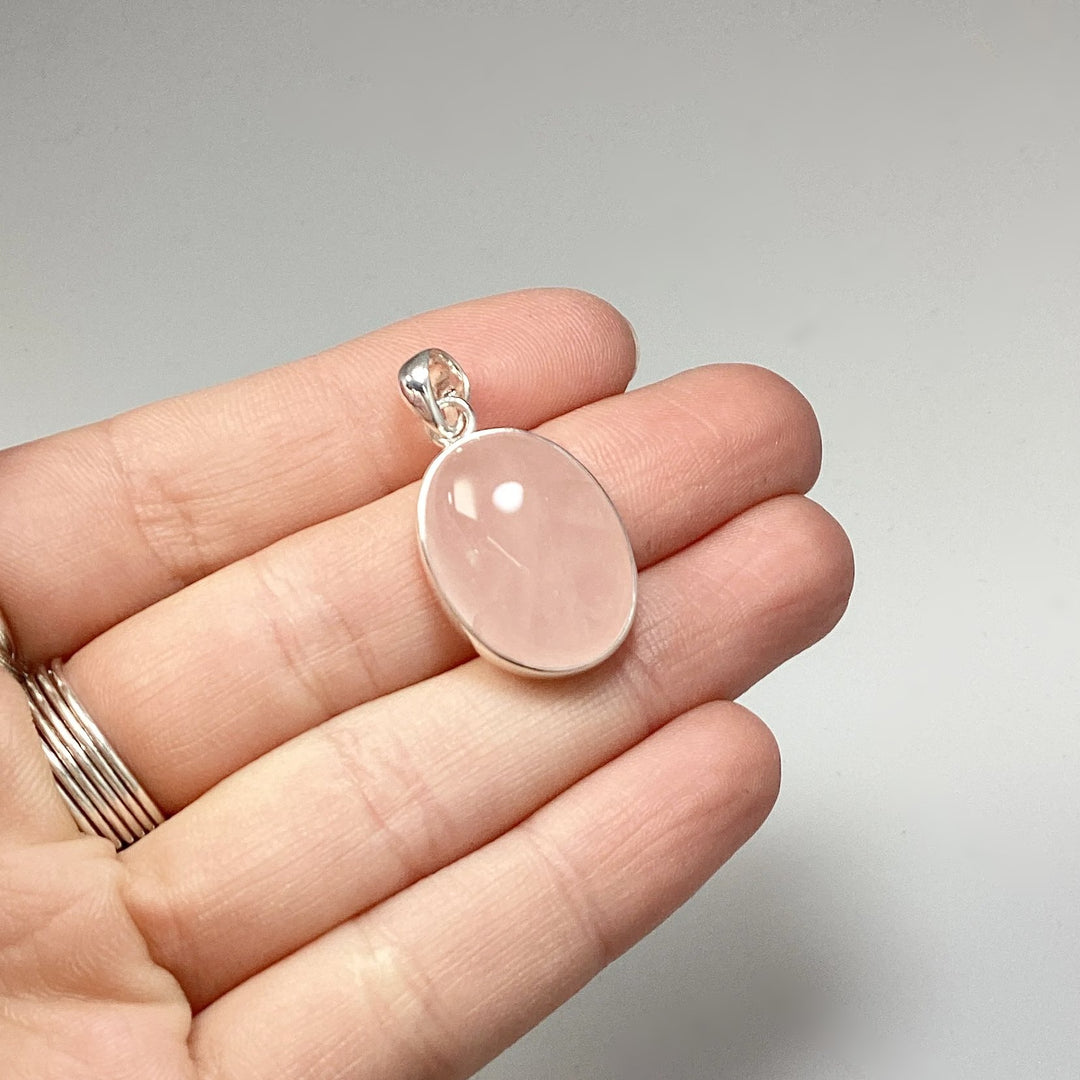 Rose Quartz Pendant - Rocks and Gems Canada