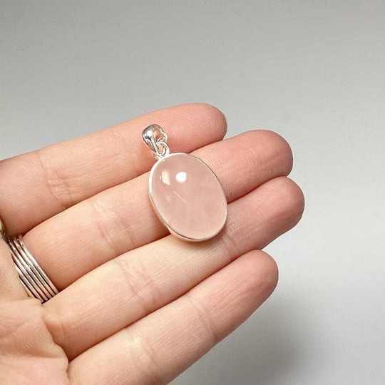 Rose Quartz Pendant - Rocks and Gems Canada