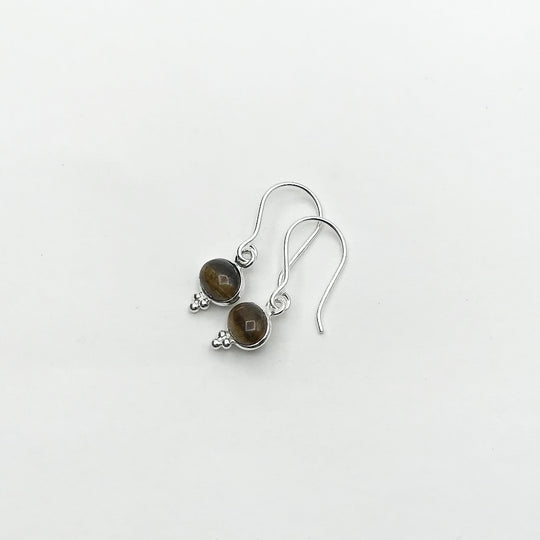 Tiger Eye Dangle Earrings - Rocks and Gems Canada