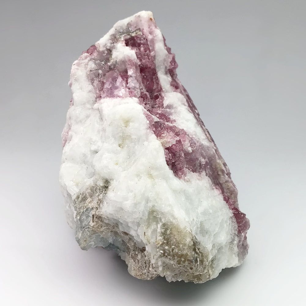 Pink Tourmaline with Aquamarine in Matrix - Rocks and Gems Canada