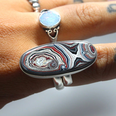 Fordite Ring