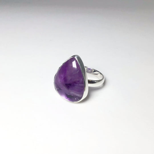 Trapiche Amethyst Ring - Rocks and Gems Canada