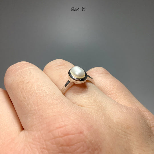 Freshwater Pearl Ring - Rocks and Gems Canada