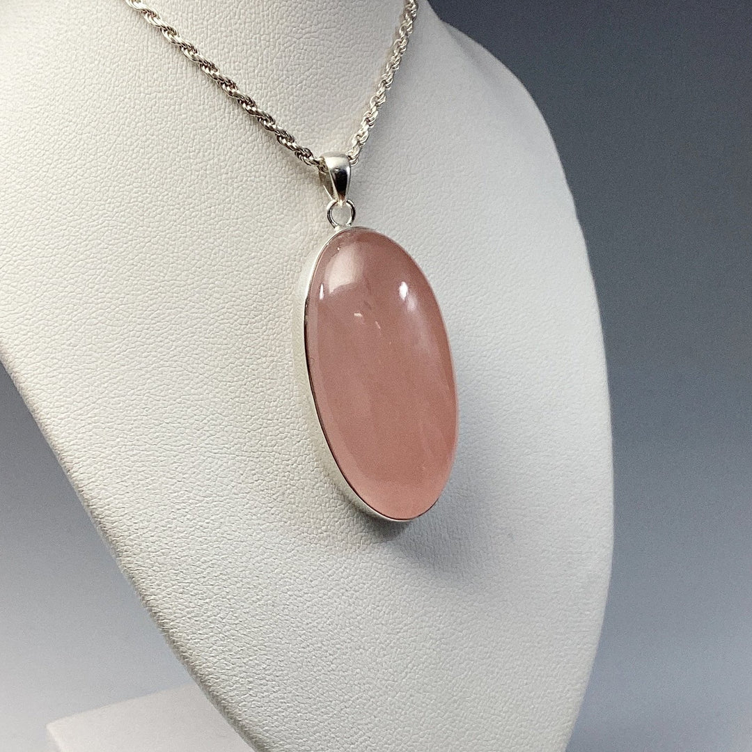 Rose Quartz Pendant - Rocks and Gems Canada