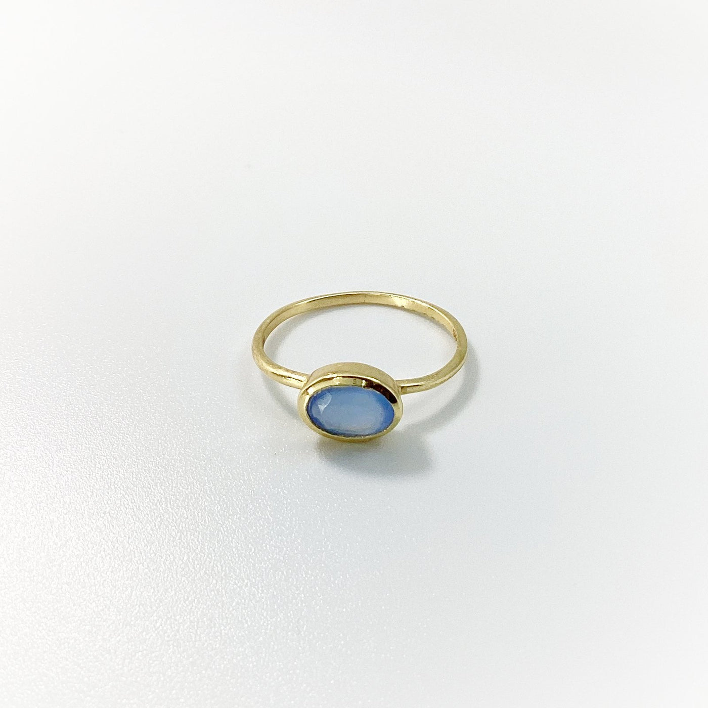 Blue Chalcedony Ring