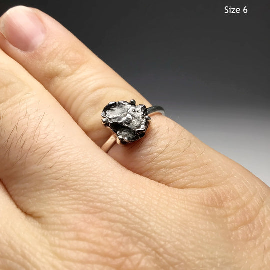 Campo Del Cielo Meteorite Ring - Rocks and Gems Canada