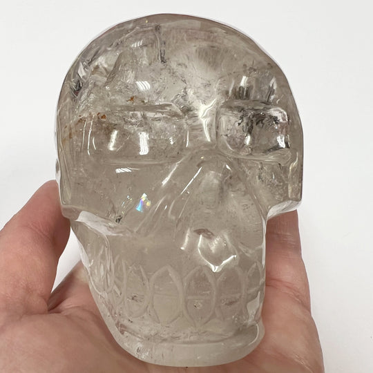 Carved Quartz Crystal Skull - Rocks and Gems Canada