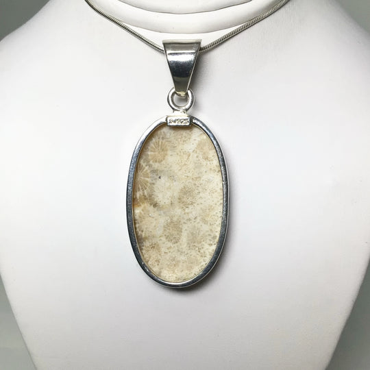 Fossilized Coral Pendant - Rocks and Gems Canada
