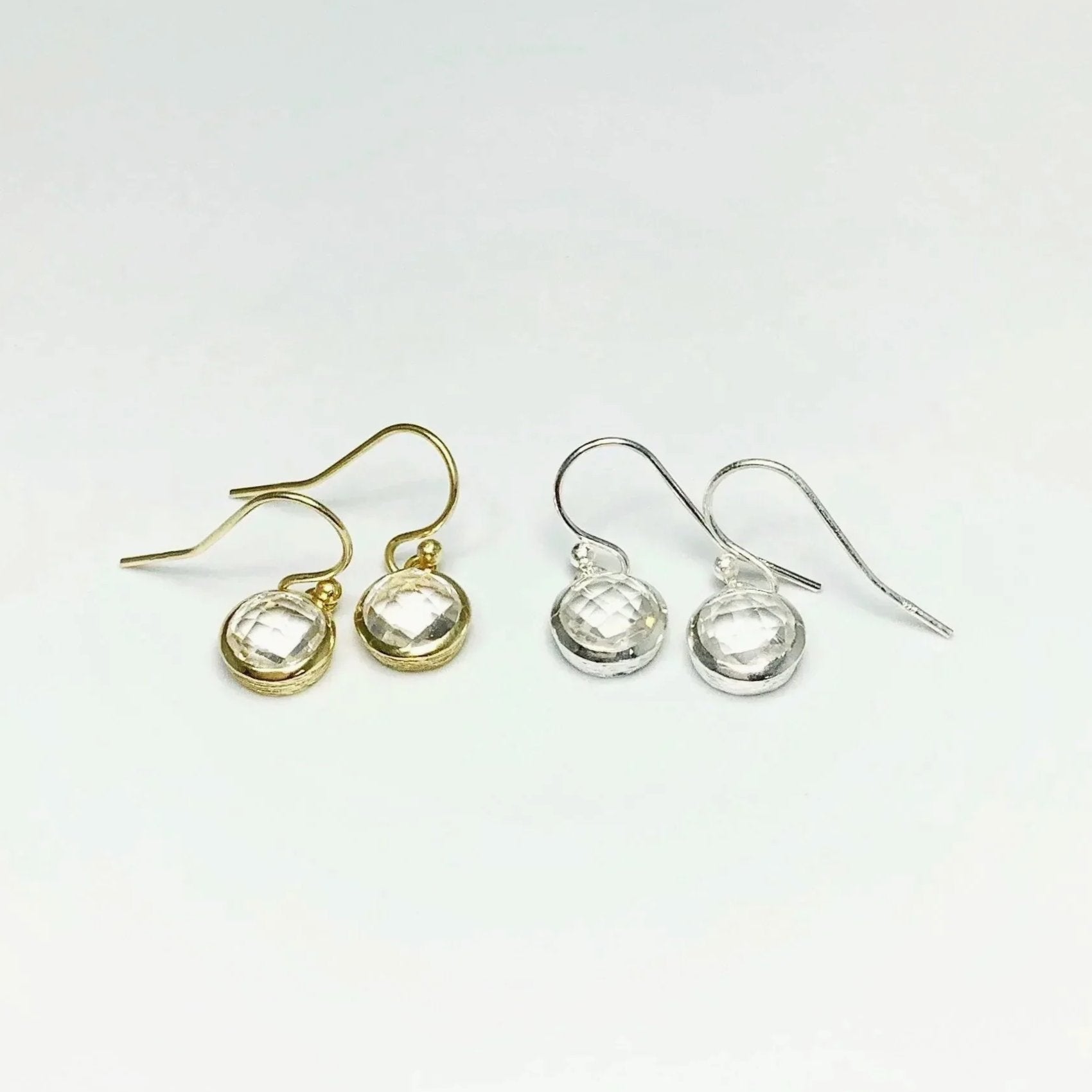Quartz Dangle Earrings - Rocks and Gems Canada
