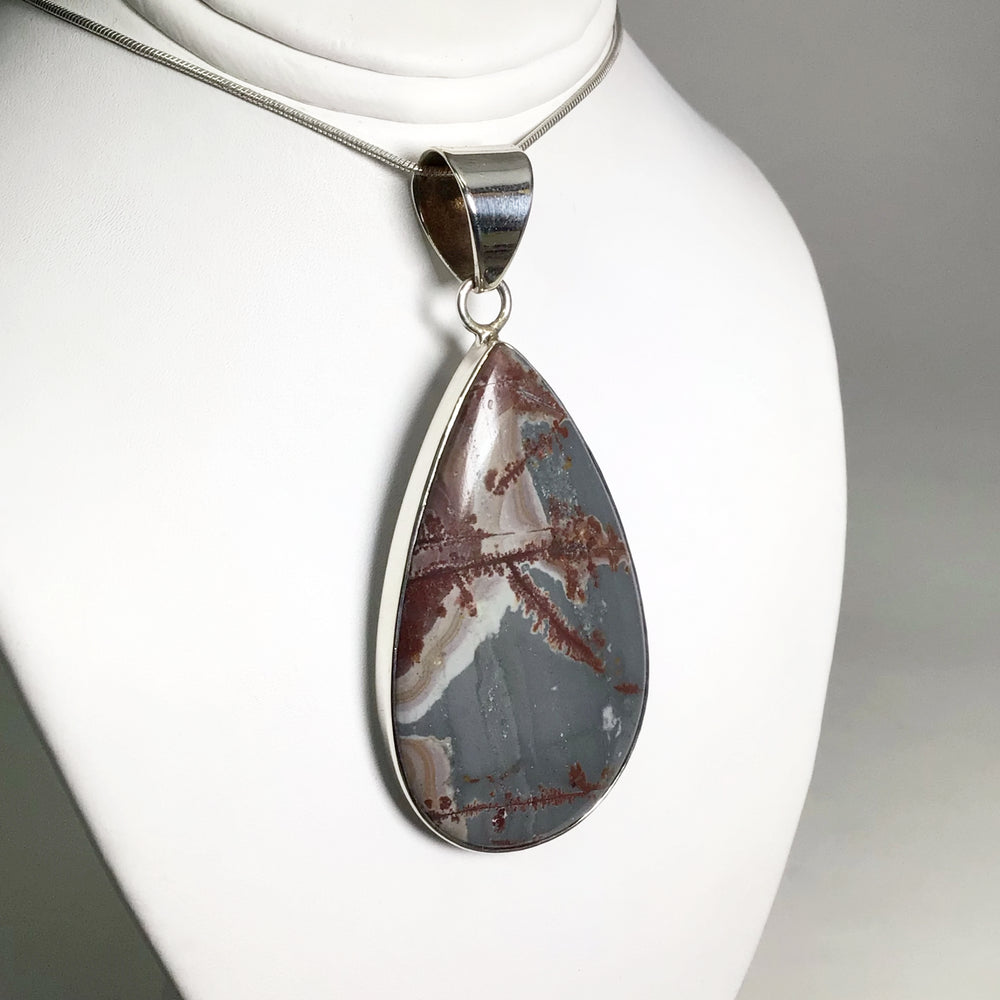 Paintbrush Jasper Pendant - Rocks and Gems Canada