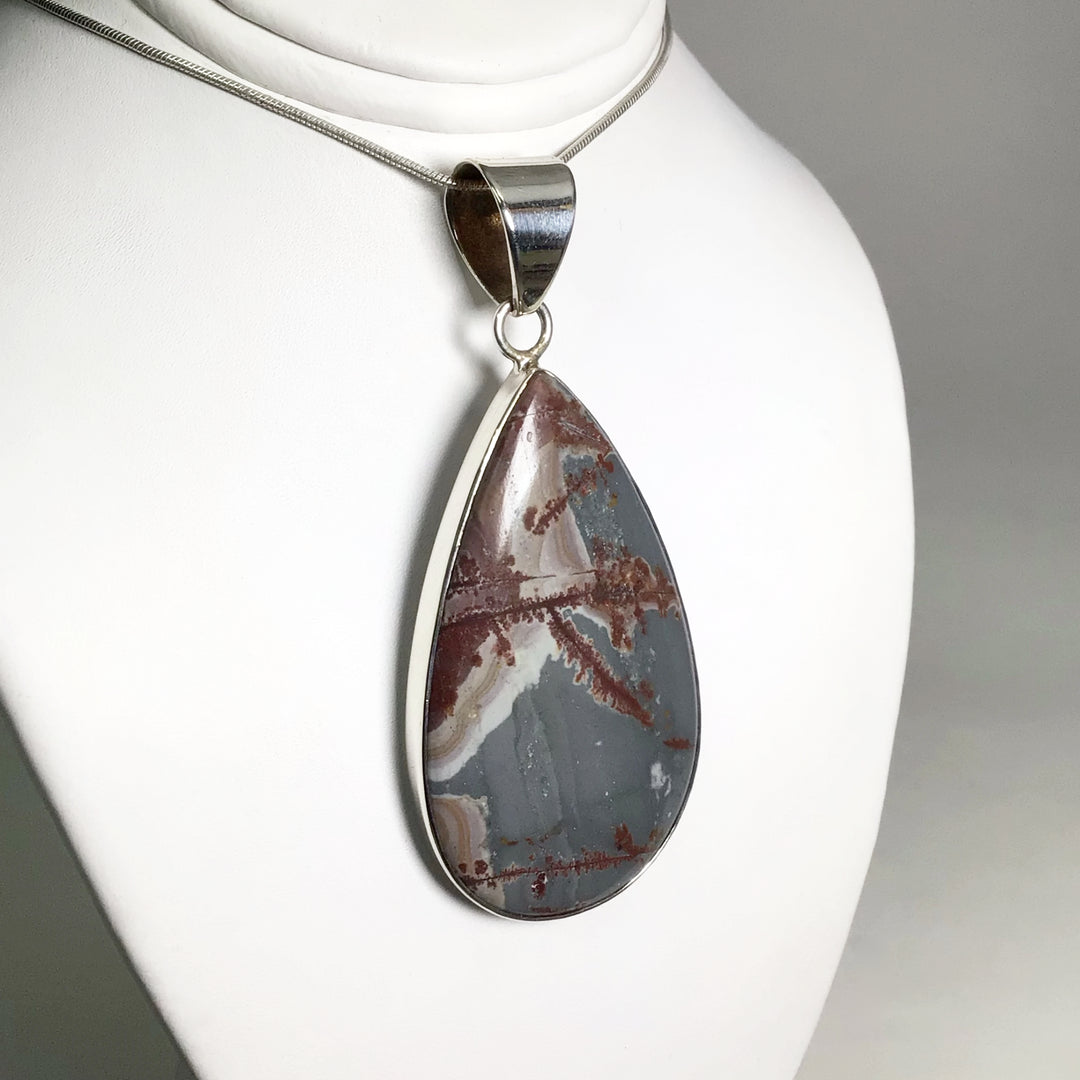Paintbrush Jasper Pendant - Rocks and Gems Canada