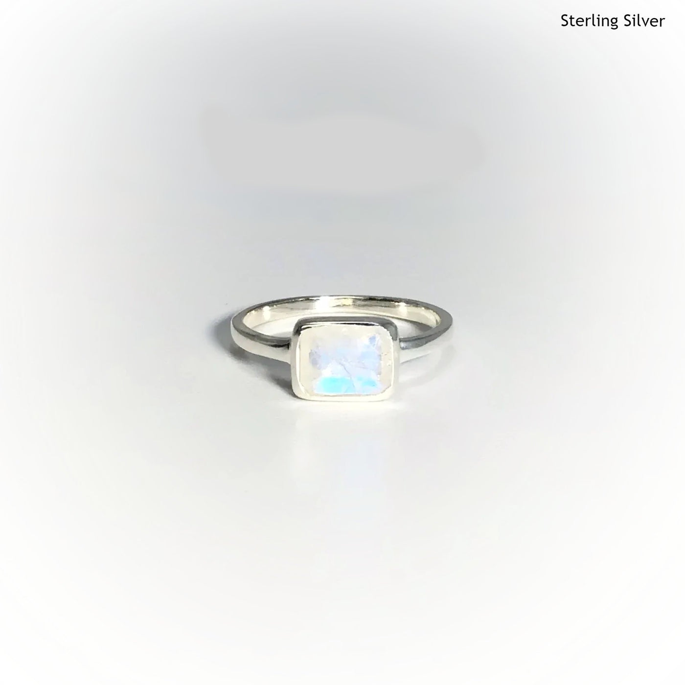 Rainbow Moonstone Ring