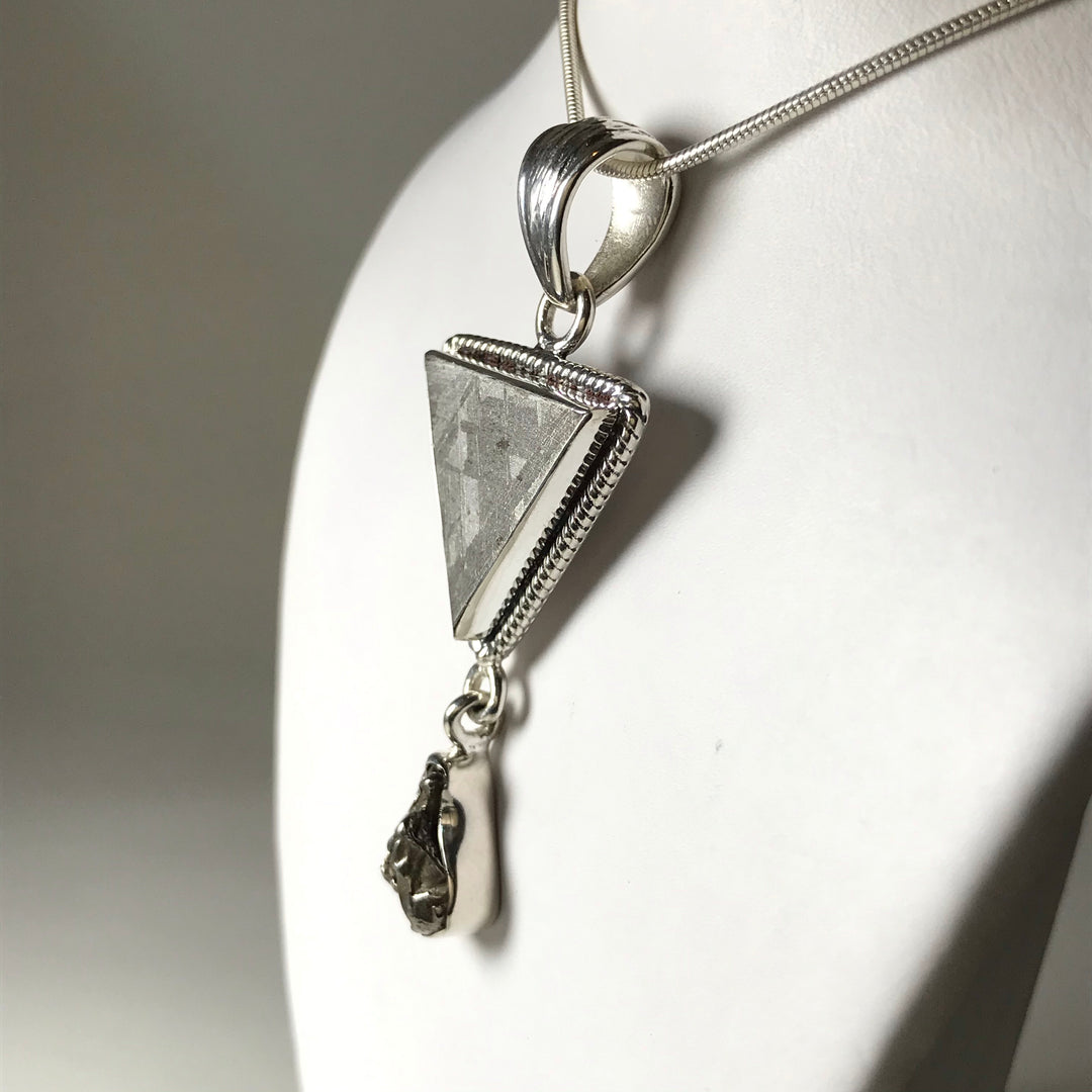Muonionalusta and Campo Del Cielo Meteorite Pendant - Rocks and Gems Canada