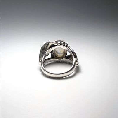 Rainbow Moonstone Ring